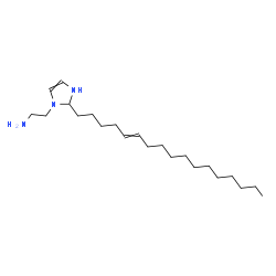 2-(heptadecenyl)-2,3-dihydro-1H-imidazole-1-ethylamine Structure