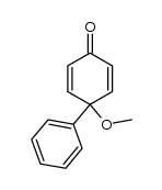 4-methoxy-4-phenyl-2,5-cyclohexadienone Structure