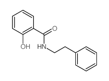 Benzamide,2-hydroxy-N-(2-phenylethyl)- structure