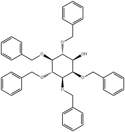 D-myo-Inositol, 2,3,4,5,6-pentakis-O-(phenylmethyl)-结构式
