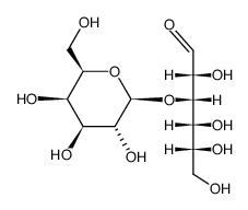 3-beta-Galactopyranosyl glucose Structure