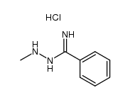 N-methyl-benzamidrazone, hydrochloride Structure