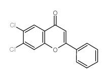 6,7-DICHLOROFLAVONE Structure