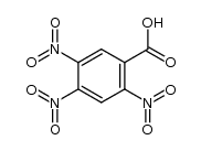 2,4,5-trinitro-benzoic acid Structure