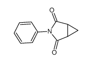 N-Phenylimide of cis-1,2-cyclopropanedicarboxylic acid Structure