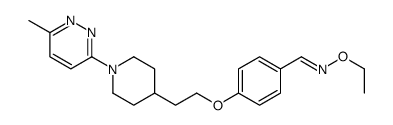 (E)-N-ethoxy-1-[4-[2-[1-(6-methylpyridazin-3-yl)piperidin-4-yl]ethoxy]phenyl]methanimine结构式