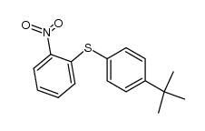 1-(4-tert-butyl-phenylsulfanyl)-2-nitro-benzene Structure