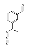 (S)-1-(3-cyanophenyl)-1-azidoethane结构式
