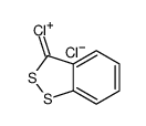 3-chloro-1,2-benzodithiol-1-ium,chloride结构式