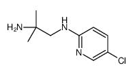 N-(5-chloro-2-pyridyl)-2-methyl-propane-1,2-diamine Structure