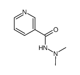 3-Pyridinecarboxylicacid,2,2-dimethylhydrazide(9CI) structure