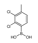 2,3-DICHLORO-4-METHYLPHENYLBORONIC ACID Structure