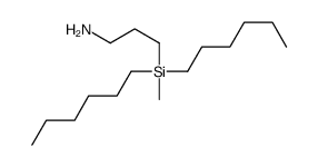 3-[dihexyl(methyl)silyl]propan-1-amine结构式