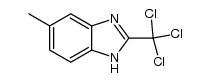 5-methyl-2-trichloromethyl-1H-benzoimidazole Structure