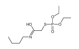 N-butyl-2-diethoxyphosphorylsulfanylacetamide结构式