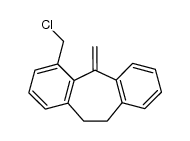 10,11-Dihydro-5-methylen-5H-dibenzo[a,d]cyclohepten-4-methylchlorid结构式