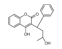 4-hydroxy-3-[(1R,3S)-3-hydroxy-1-phenylbutyl]chromen-2-one Structure