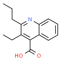 3-Ethyl-2-propyl-quinoline-4-carboxylic acid Structure