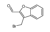 3-(bromomethyl)-1-benzofuran-2-carbaldehyde结构式