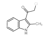 2-CHLORO-1-(2-METHYL-1H-INDOL-3-YL)-ETHANONE Structure