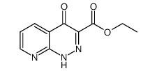 ethyl 4-oxo-1,4-dihydropyrido[2,3-c]pyridazine-3-carboxylate结构式