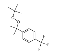 tert-butyl 4-trifluoromethylcumyl peroxide结构式