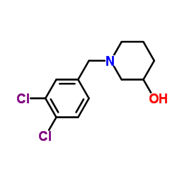 1-(3,4-Dichlorobenzyl)-3-piperidinol Structure