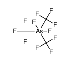 Tris(trifluormethyl)-difluorarsoran结构式