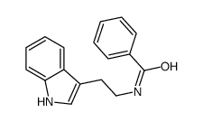 N-[2-(1H-Indol-3-yl)ethyl]benzamide结构式