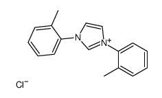 1,3-bis(2-methylphenyl)imidazol-1-ium,chloride Structure