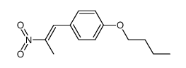 1-(p-Butoxyphenyl)-2-nitro-1-propen Structure