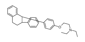 N,N-diethyl-2-[4-[(1R,2R)-2-phenyl-1,2,3,4-tetrahydronaphthalen-1-yl]phenoxy]ethanamine Structure