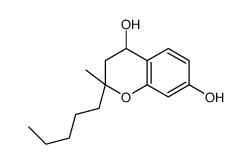 2-methyl-2-pentyl-3,4-dihydrochromene-4,7-diol Structure