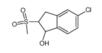 5-chloro-2-methylsulfonylindan-1-ol Structure
