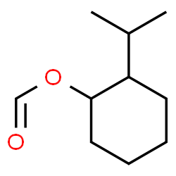 Cyclohexanol,2-(1-methylethyl)-,formate(9CI) Structure