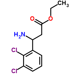 3-AMINO-3-(2,3-DICHLORO-PHENYL)-PROPIONIC ACID ETHYL ESTER structure