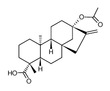 ent-13-acetoxykaur-16-en-19-oic acid结构式
