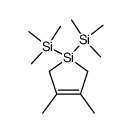 3,4-dimethyl-1,1-bis-trimethylsilanyl-2,5-dihydro-1H-silole Structure