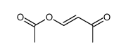 trans-3-oxo-1-butenyl acetate Structure