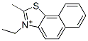 2-Methyl-3-ethylnaphtho[2,1-d]thiazole-3-ium Structure