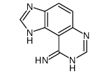 (9ci)-1H-咪唑并[4,5-f]喹唑啉-9-胺结构式