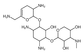 6-O-[3-Deoxy-3-(methylamino)-β-L-arabinopyranosyl]-4-O-(2,6-diamino-2,3,4,6-tetradeoxy-α-D-glycero-hexa-4-enopyranosyl)-2-deoxy-D-streptamine picture