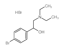 1-(4-bromophenyl)-2-diethylamino-ethanol Structure