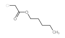 Acetic acid, chloro-, pentyl ester Structure