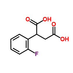 2-(2-Fluorophenyl)succinic acid Structure