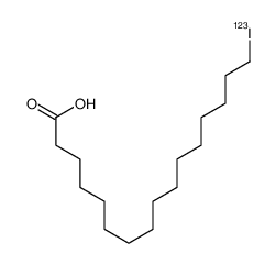 16-(123I)Iodohexadecanoic acid Structure