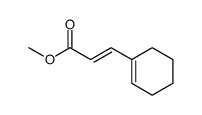 methyl (E)-3-(cyclohex-1-en-1-yl)acrylate结构式