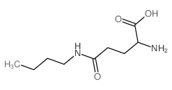 2-amino-4-(butylcarbamoyl)butanoic acid Structure