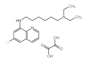 N-(6-chloroquinolin-8-yl)-N,N-diethyl-hexane-1,6-diamine; oxalic acid picture