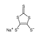 4,5-dimercapto-1,3-dithiole-2-thione, sodium salt结构式